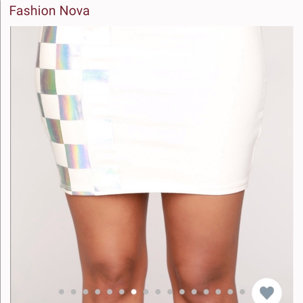 SOLD..2pc Holographic skirt set - Picture 2 of 7